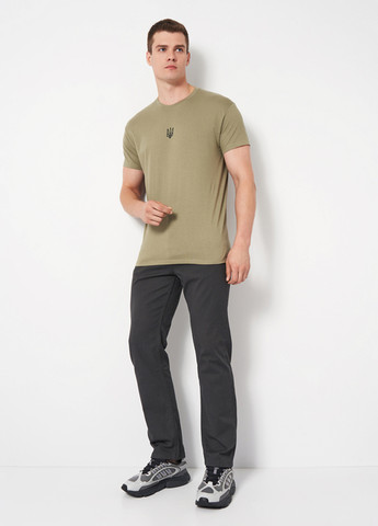 Хаки (оливковая) футболка Sol's