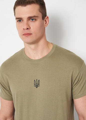 Хаки (оливковая) футболка Sol's