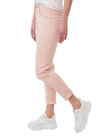Розовые летние брюки Oui