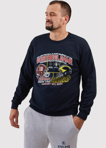 Темно-синій світшот Gildan малюнок без декору (361422256)