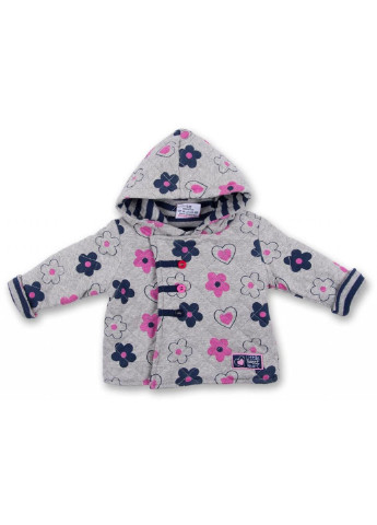 Сіра демісезонна куртка для дівчаток в комплекті зі штанцями (ead6513.0-3) Luvena Fortuna