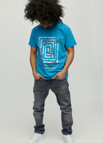 Світло-синя футболка чоловіча YAPPI