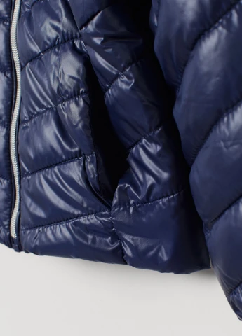 Темно-синя демісезонна куртка H&M