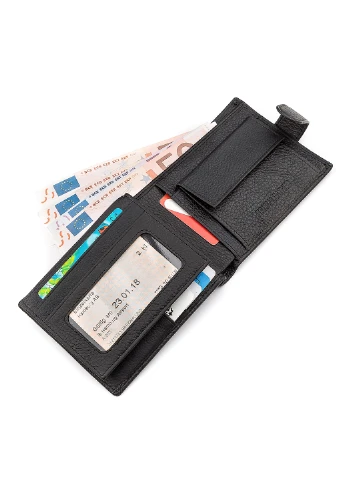 Мужской кожаный кошелек 12,5х10х3 см st leather (252133672)