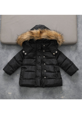 Чорна зимня курточка No Brand