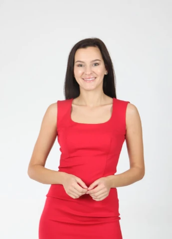 Червона вечірня плаття, сукня Enna Levoni однотонна