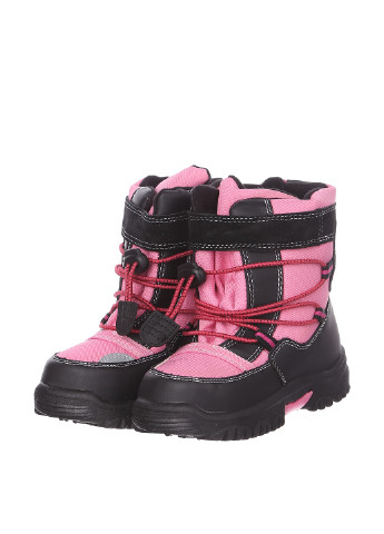 Темно-розовые кэжуал зимние ботинки Зебра