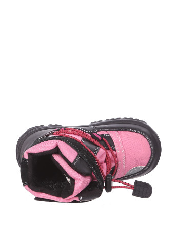 Темно-розовые кэжуал зимние ботинки Зебра