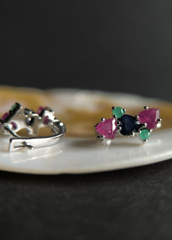 Серьги Silver Flame (354214667)