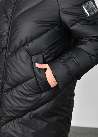 Черная зимняя куртка SAMANTI