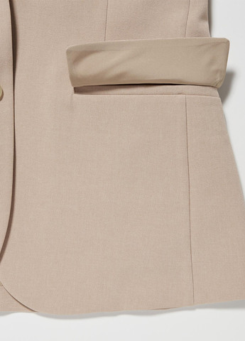 Бежевый женский жакет Uniqlo - демисезонный