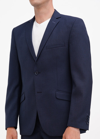 Темно-синій демісезонний костюм (піджак, штани) брючний Federico Cavallini