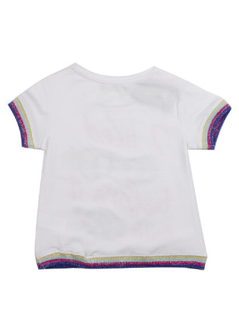 Біла літня футболка з коротким рукавом Cichlid