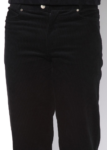 Черные кэжуал демисезонные прямые брюки Flash