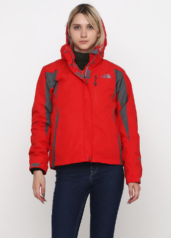 Красная зимняя куртка The North Face