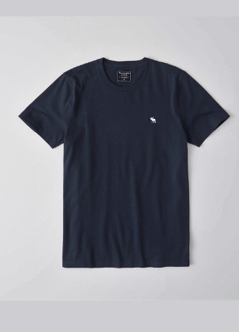 Темно-синяя футболка Abercrombie & Fitch