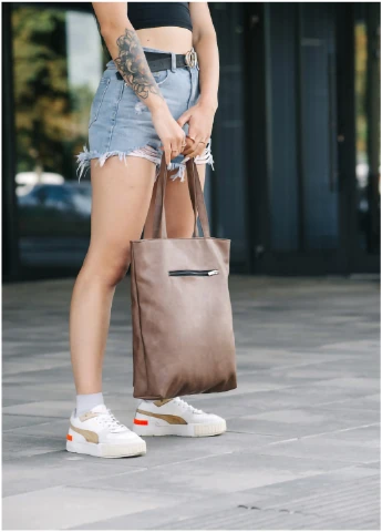 Жіноча сумка шопер Tote 41х30х10 см Sambag (254595014)