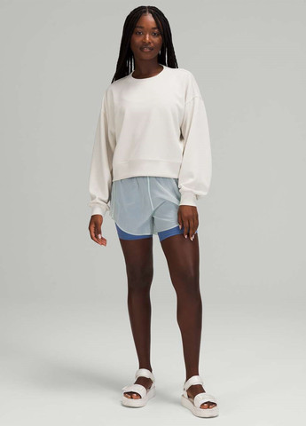 Сіро-бежевий світшот Lululemon Athletica однотонний без декору (354011689)