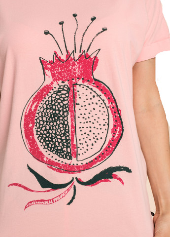Розовый демисезонный комплект (футболка, бриджи) Key