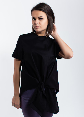Черная летняя блуза Modna Anka
