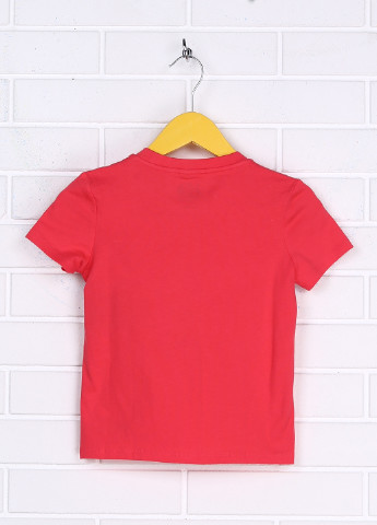 Красная летняя футболка с коротким рукавом Juicy Couture