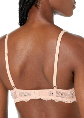 Бежевий бюстгальтер Emporio Armani з кісточками поліамід