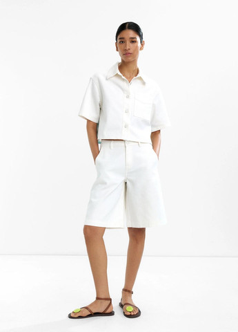 Белая кэжуал рубашка с рисунком Parfois