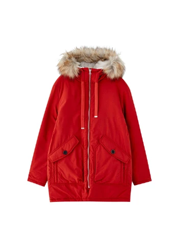 Парка зимова,червоний, Pull & Bear (255192110)