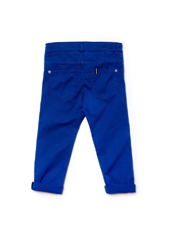 Синие кэжуал демисезонные брюки зауженные Lacoste