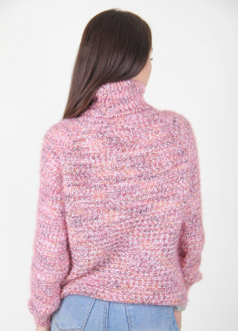 Розовый зимний свитер Ladies Fasfion