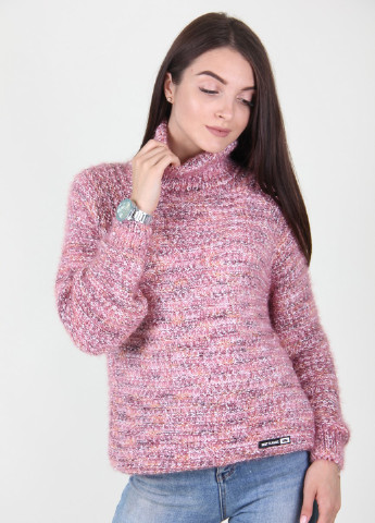 Розовый зимний свитер Ladies Fasfion