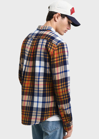 Цветная кэжуал рубашка в клетку Gant