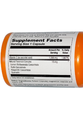 Витамин С, Vitamin C 1000mg 60 Caps Thompson (254371892)