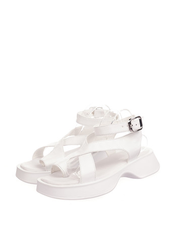 Белые босоножки Bizoni с ремешком