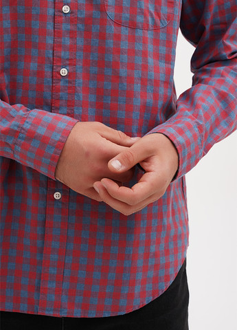 Цветная кэжуал, классическая рубашка в клетку J.Crew