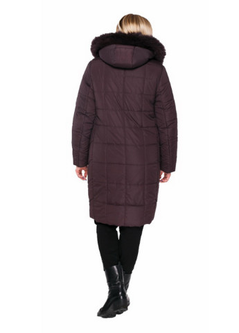 Темно-фиолетовая зимняя куртка Adonis