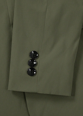 Оливковий (хакі) демісезонний костюм (піджак, штани) брючний SHEIN