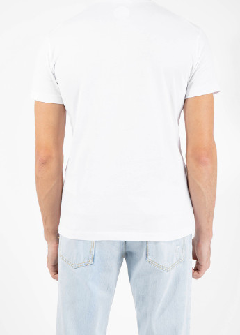 Біла біла футболка з круглим вирізом Dsquared2