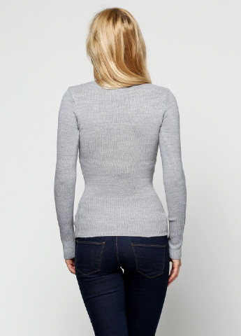 Серый демисезонный пуловер пуловер Jennyfer
