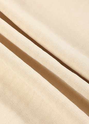 Светло-бежевая классическая, кэжуал рубашка однотонная SHEIN