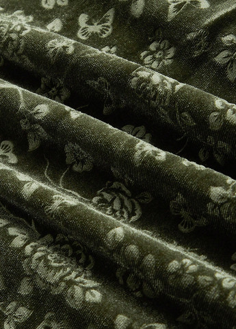 Зелена кежуал сукня кльош SHEIN з квітковим принтом