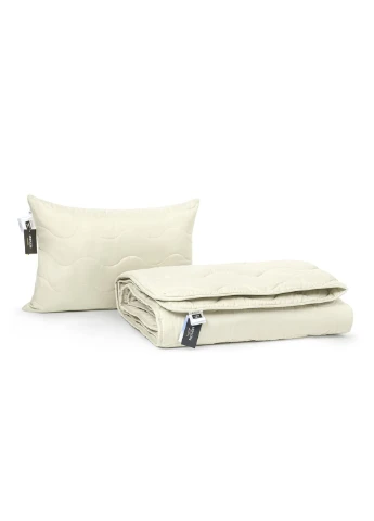 Одеяло MirSon Набор EcoSilk всесезонный 1659 Eco Light Krem Одеяло + подуш (2200002655101) No Brand (254008976)