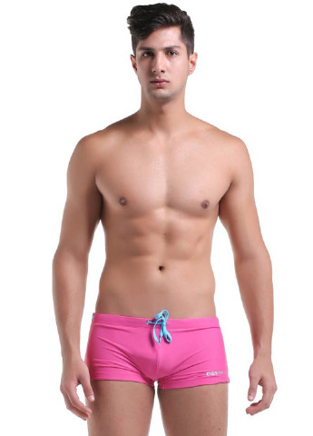 Мужские розовые пляжные мужские плавки шорты Desmit