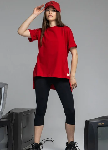 Футболка-туника с коротким рукавом TOTALFIT - (296100453)