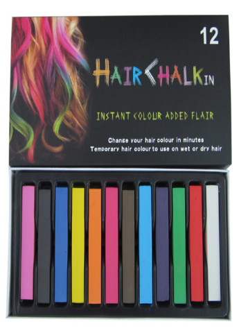 Набор цветных мелков для волос 12 цветов (Краска- мел Hair chalk) (912765) Francesco Marconi (213875538)