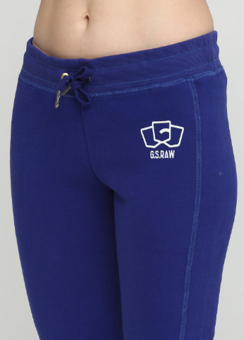 Темно-синие спортивные демисезонные брюки G-Star Raw