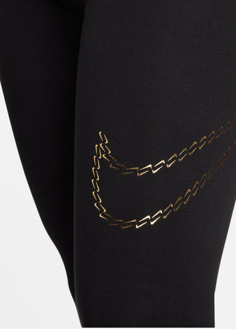 Черные демисезонные леггинсы fb8766-010 Nike