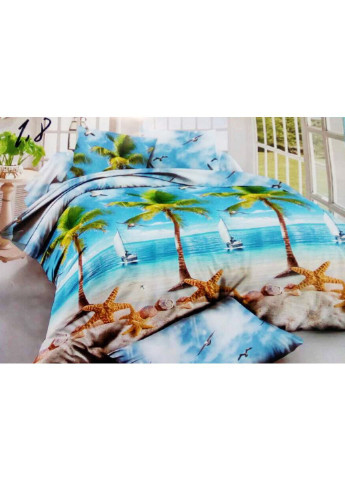 Комплект постельного белья от украинского производителя Polycotton Полуторный 90950 Moda (253661875)