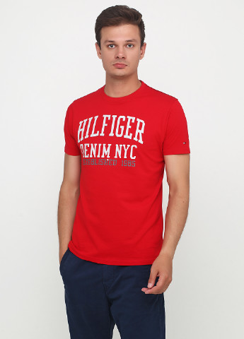 Красная футболка Tommy Hilfiger