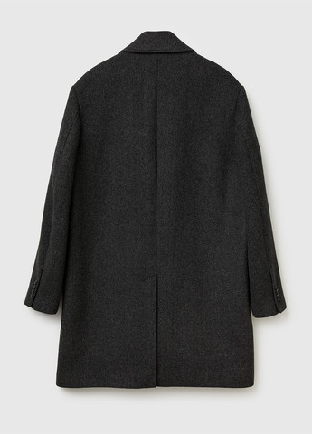 Чорне демісезонне Пальто однобортне United Colors of Benetton